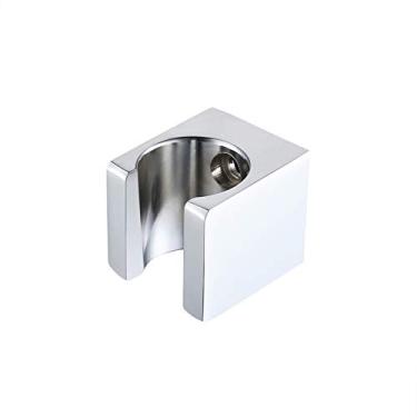 Imagem de Suporte de cabeça de chuveiro manual de latão KES para banheiro, suporte de parede, varinha de pulverização manual ou vaso sanitário, suporte manual para pulverizador quadrado cromado, C107