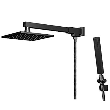 Imagem de Chuveiro Ducha Articulada de Parede com Desviador Preto Fosco Versata 120 Fani