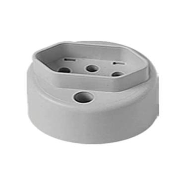 Imagem de Módulo De Tomada Redonda Sobrepor Bipolar 2P + T 10A 250V 17500 - Ilumi