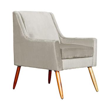 Imagem de Poltrona Ariane Luxo Suede Cores - DS Estofados