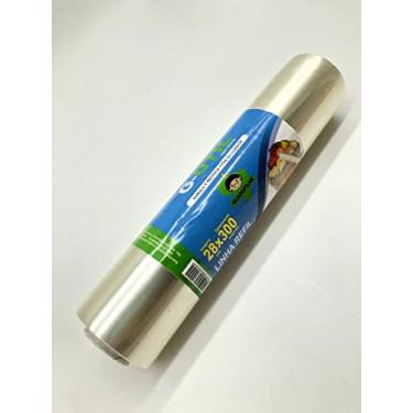 Imagem de Rolo Bobina Plastico De Filme Pvc 28cm X 300 Metros