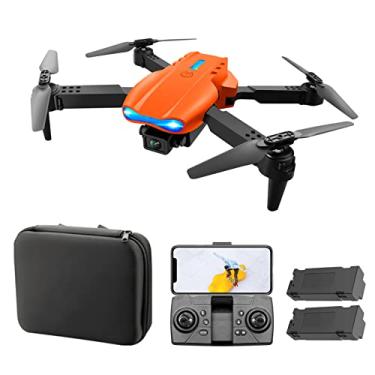 Imagem de drone rc,Drone RC com Câmera 4K Dual Camera RC Quadcopter com Função Evitar Obstáculo Trajetória Controle de Gesto de Voo Pacote de Armazenamento 2 Bateria