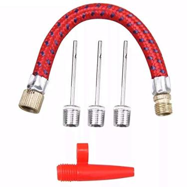 Imagem de Jheppbay Kit de Inflação para Bolas, Balões e Pneus - Vermelho (Unissex, Adulto, Geral)