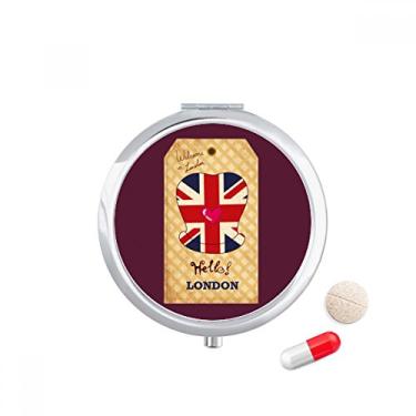 Imagem de Chapéu formal de Londres do Reino Unido, porta-comprimidos, caixa de armazenamento de remédios