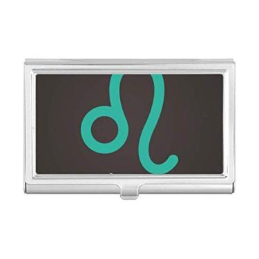 Imagem de Julho August Leão Constelação Padrão Porta-cartões Carteira de bolso