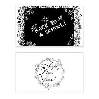 Imagem de Lousa Graffiti Estilo Escolar Contorno Ano Novo Festival Cartão de felicitações Mensagem Presente