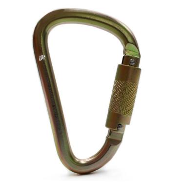 Imagem de Mosquetão Sideup Aço Hms Trava Automática 50kn Ce En Nbr Zincado