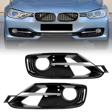 Imagem de Para-choque dianteiro farol de neblina compatível com BMW Série 3 F30 F31 2012 2013 2014 2015 guarnição de capas de grade