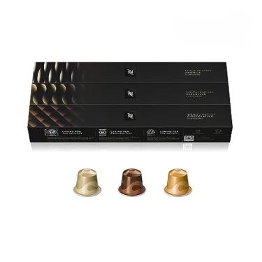 Imagem de Cápsulas de Café Nespresso com aroma de Baunilha, Caramelo e Chocolate Amargo - 30 Cáps...
