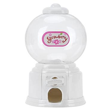 Imagem de Máquina De Doces Okjhfd, Mini Caixa De Depósito De Dinheiro De Plástico, Dispensador Automático De Doces, Máquina De Armazenamento De Doces, Brinquedo Operado Por Moeda(branco)