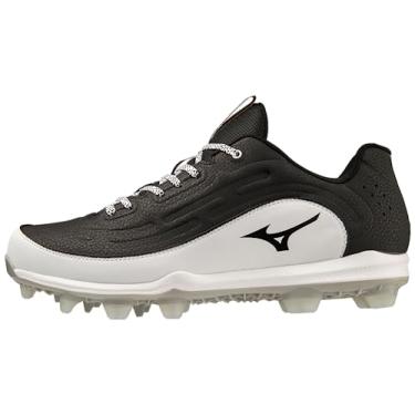 Imagem de Mizuno Chuteira masculina Ambition 3 Low TPU Baseball, Preto/branco, 8