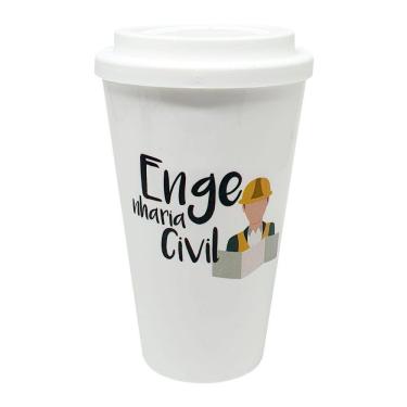 Imagem de Copo Bucks Profissão Carreira Engenheiro Engenharia Civil