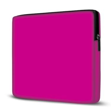 Imagem de Pasta Maleta Capa Case Para Laptop Notebook Compatível com MacBook, Dell, Samsung, Acer UltraBook, 15,6 - Rosa Pink