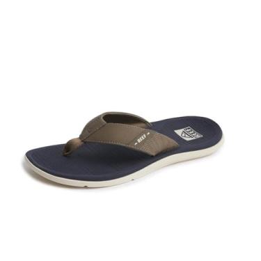 Imagem de REEF Sandália masculina Santa Ana, Azul-marinho/cáqui, 42