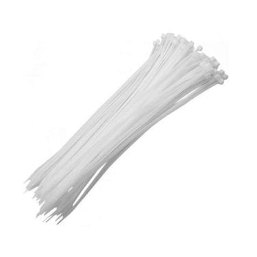 Imagem de Abracadeira De Plastico 200 X3,6 Mm Branco 100 Pcs Sparta - 4552755