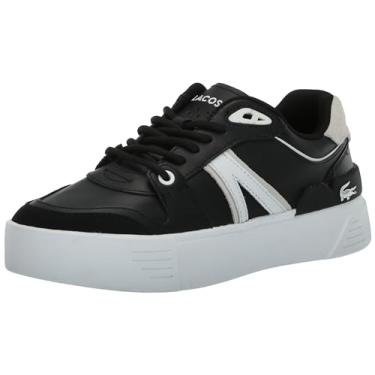 Imagem de Lacoste Tênis feminino L002 Evo, Preto/Off Wht, 5.5