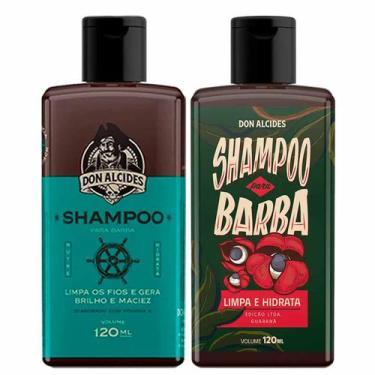 Imagem de Kit 2X Shampoo Para Barba Calico Jack E Guaraná Don Alcides