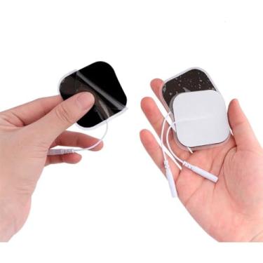 Imagem de Eletrodo adesivo Fisioterapia 5x5cm Autoadesivos, Pacote 10 unidades TENS/FES