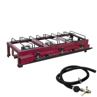 Imagem de Fogão Industrial Portátil 3 Bocas Alta Pressão Mesa/Bancada