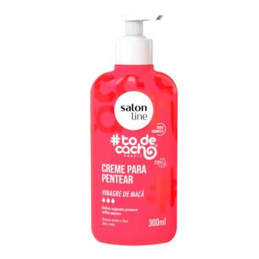 Imagem de Salon Line, Creme para Pentear, #TodeCacho, Vinagre de Maçã, Vegano - Para Cabelos Ondulados, Cacheados e Crespos, 300ml