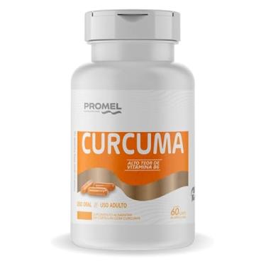 Imagem de Cúrcuma + Vitamina B6 60 Caps 500mg Promel
