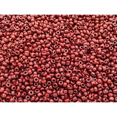 Imagem de Tamanho das contas de sementes: 11/0 50 g (marrom opaco)