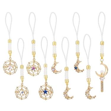 Imagem de BENECREAT Acessórios de charme de telefone fofos, pirulito borboleta leite chá colorido resina telefone charme alça, Sem Pedra Preciosa