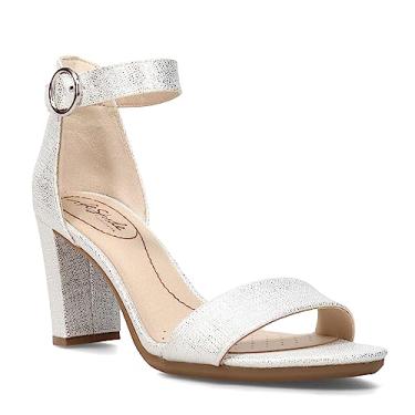 Imagem de LifeStride Sandália feminina Averly Heeled, Prata, 8.5