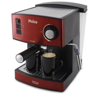 Imagem de Cafeteira Philco Expresso e Cápsulas Inox Red - 20 Bar, 110V