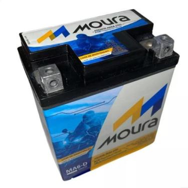 Imagem de Bateria Moto Yamaha Xmax 250 Twister Moura 6ah 12v Ma6-d
