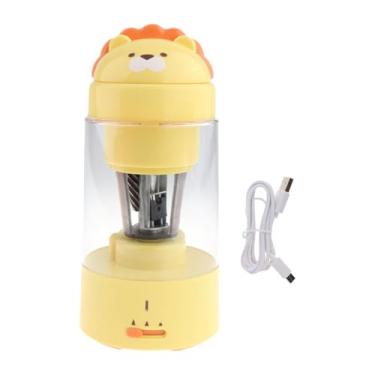 Imagem de YWJLQH Apontador Automático de Lápis Apontador Especial Ferramentas Educacionais Cortador de Lápis Elétrico de Alta Velocidade Papelaria para Escola Primária, amarelo