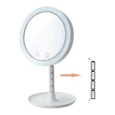 Imagem de Espelho Maquiagem 5X Iluminação Led 3 Em 1 Com Ventilador - Bc Bora Co