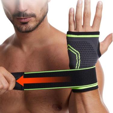 Imagem de Pulseira masculina ultrafina, respirável, tira de pulso para artrite, 
