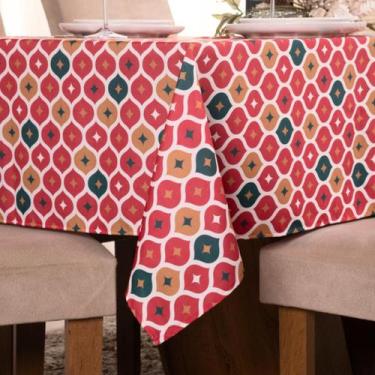 Imagem de Toalha de Mesa Natal 4 Lugares 145x140cm para Mesa Posta Natalina - Va