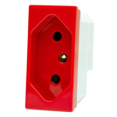 Imagem de Módulo Unno Tomada 20A 250V Vermelho Abb