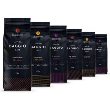 Imagem de Café Gourmet Arábica, Café Em Pó Baggio, 6 Pacotes, 1.500G - Baggio Ca