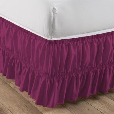 Imagem de Saia Para Cama Box Casal, Queen E King Size - Duplo Elástico Reforçado
