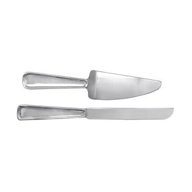 Imagem de Conjunto de servidor de bolo assinado | prata | BRILANTE | Utensílios de mesa | SERVIÇO DE MESA | ALUMÍNIO SANDCAST RECICLADO | FEITO À MÃO NO MÉXICO