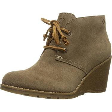 Imagem de Sperry Top-Sider Bota feminina Stella Prow no tornozelo, Cinzento-acastan, 11