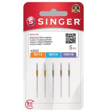 Imagem de Cartela de Agulhas Mista N 12-14-16 Para Máquina Overlock Ultralock Si