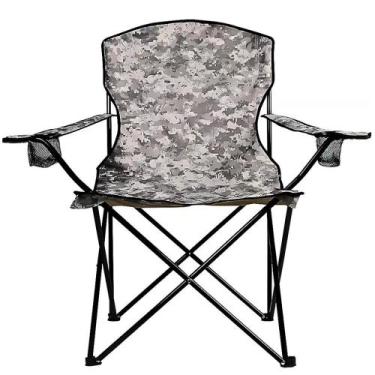 Imagem de Cadeira Dobrável Camping com Porta Copo Camuflada 296099 KALA