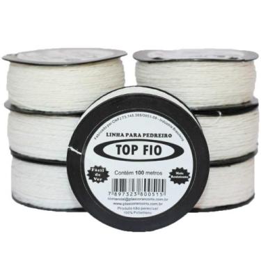 Imagem de Kit 12PC Linha Para Pedreiro Trançada 50 Metros - Top Fio