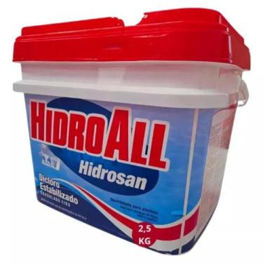 Imagem de Cloro Granulado Hidrosan Plus 2,5 Kg Para Piscina Hidroall