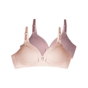 Imagem de Kit com 2 Sutiãs sem Aro e sem Bojo Duloren 111214 Taça B Colorido, Br
