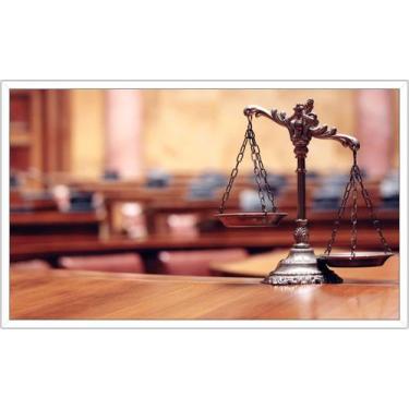 Imagem de Quadro Decorativo Advocacia Direito Advogado Escritórios Salas Moldura