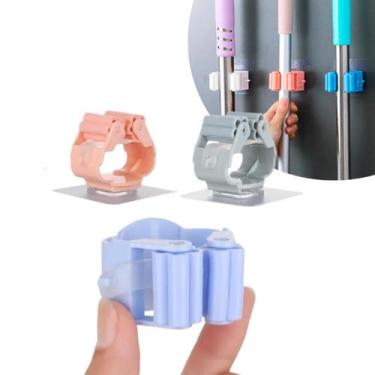 Imagem de Suporte para Vassoura e Rodo Suporte de Parede Fortalecer - FERRAGENS