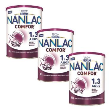 Imagem de Fórmula Infantil Nanlac Comfor 800g - Kit 3 - Nestlé