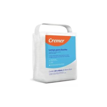 Imagem de Lenço Para Banho No Leito Cremer Pacote Com 100 Unidades