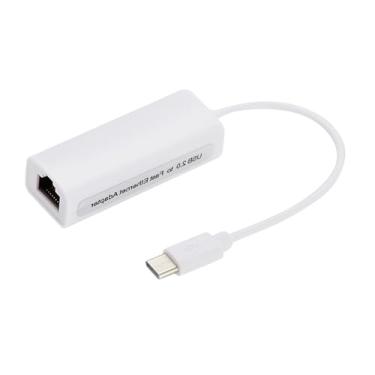 Imagem de Eiszuso Adaptador USB-C para Ethernet, rede de alta velocidade, compatível com MacBook, Surface, Windows 7/8/10/11, macOS e Android
