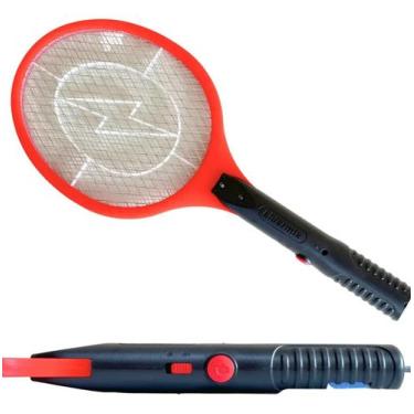Imagem de Raquete Para Matar Mosquito/ Pernilongo Elétrico 110/220v - Casa liba